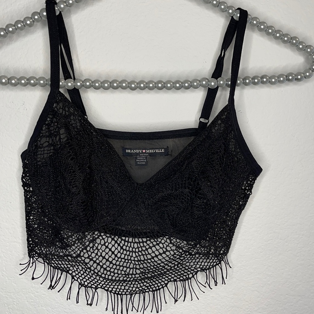 Black cute bralette